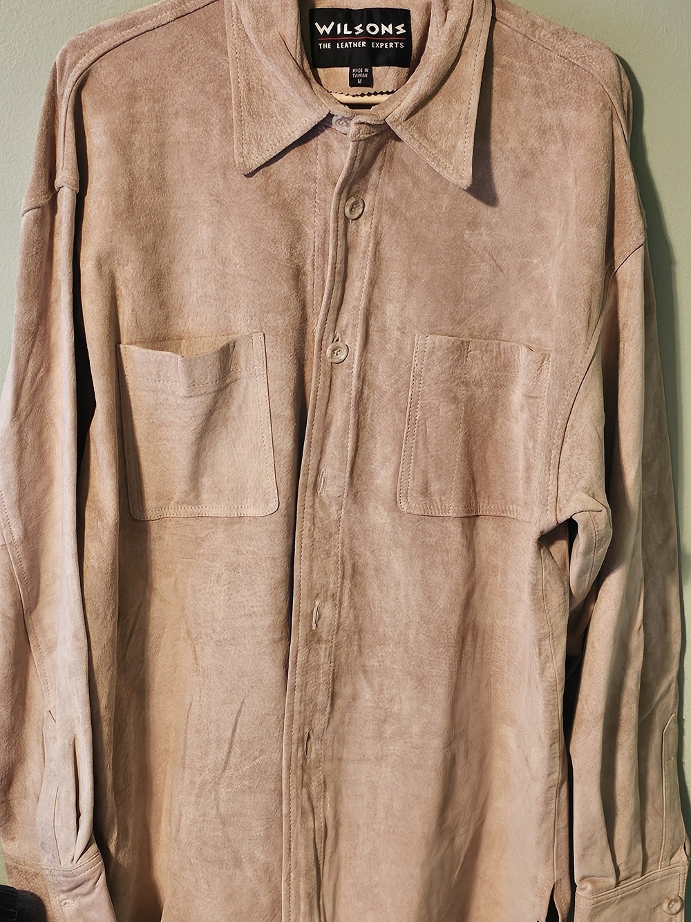 Wilson Suede Shirt Jacket - Taupe